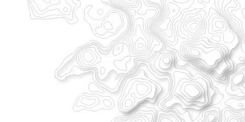Lines Topographic contour lines vector map seamless pattern. Geographic mountain relief. Abstract lines background. Contour maps. Vector illustration, Topo contour map design.