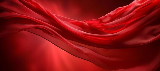Obraz premium Elegant red silk fabric texture for delicate background design and creative projects