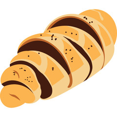 Croisant Bread Vector