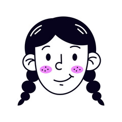 Doodle Cute Face