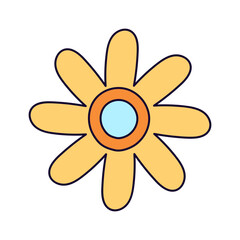 Groovy Flower Doodle