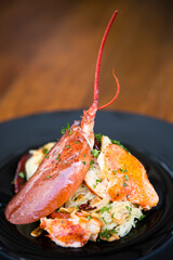 Lobster Salad Asian Fusion Food