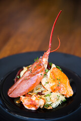 Lobster Salad Asian Fusion Food