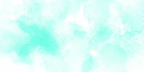 Abstract watercolor aged light paint surface wall design background. summer winter day and pattern clouds backdrop blue color sky  bright wallpaper. bright smooth dirty blank retro texture.