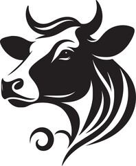 Elegant Cow Portrait