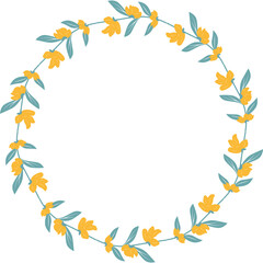 Circle Flower Plant Vector