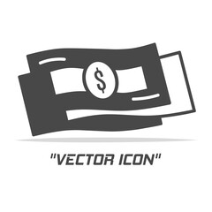 Money vector illustration icon. Template illustration design for business.