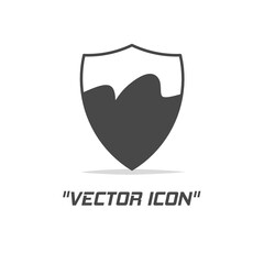 Shield vector illustration icon. Template illustration design for business.