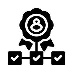 competence glyph icon