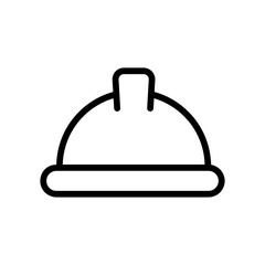  helmet vector thin line icon simple illustration on white background..eps