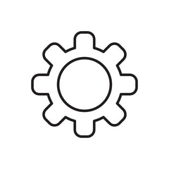 setting vector glyph flat icon flat liner illustration on white background..eps