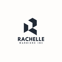 Rachelle abstract logo design