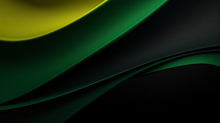 Abstract green and black background. Green, yellow or orange colors, Space for text or image - obrazy, fototapety, plakaty