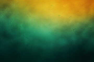 Colorful abstract background with grunge texture. Green, yellow or orange colors, Space for text or image - obrazy, fototapety, plakaty