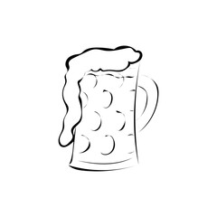 Glas Bier