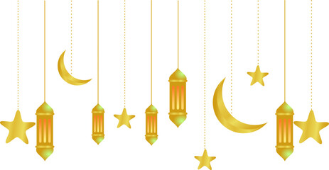 Lantern Illustration, Islamic Lantern