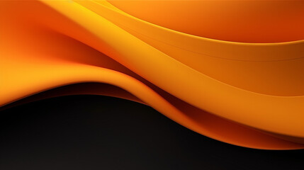 Abstract orange wavy background. Orange, yellow or red colors, Space for text or image - obrazy, fototapety, plakaty