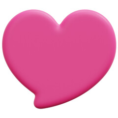 bubble 3d render icon illustration