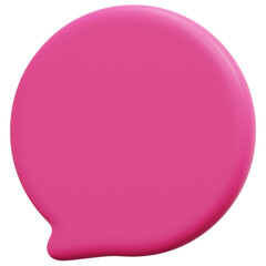bubble 3d render icon illustration