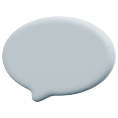 bubble 3d render icon illustration