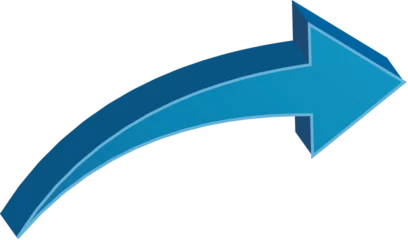 Blue arrow sign © JoyImage