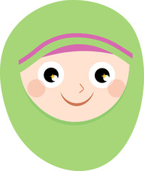 Muslim Children Illustration