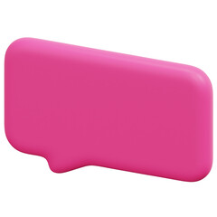 bubble 3d render icon illustration