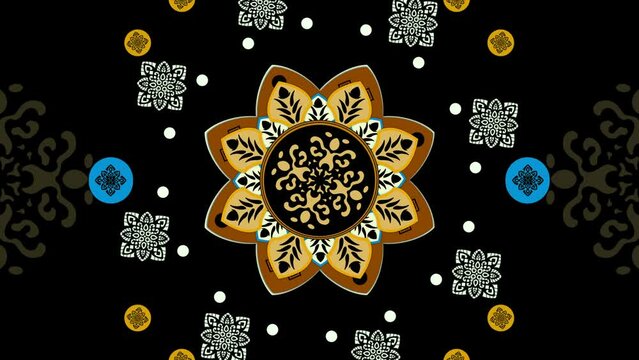 mandala ornament, vintage yoga mandala spinning, Seamless animation mandala pattern geometric, Decorative floral pattern, Mandala in Indian motif, Esoteric cosmic mandala, Tibetan Mandala, Buddhist