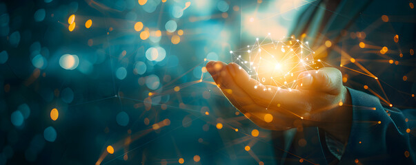 Businessman hand holds HUMAN RESOURCES to ensure employee retention, talent acquisition, and fostering strategic partnerships for business growth and global expansion