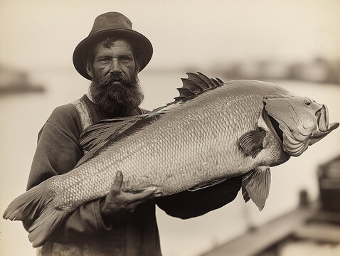 Nostalgic-Art Plaque rétro, 20 x 30 cm, Fisherman Catch