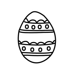 Easter eggs doodle style
