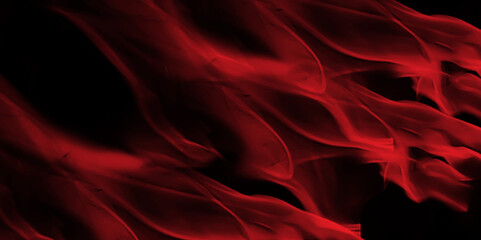 Modern Red smoke on black background. collection swirling movement of red smoke group. Abstract red smoke flames transparent texture. fire design and darkness concept. Pink fire flame for nature .