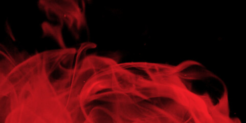 Modern Red smoke on black background. collection swirling movement of red smoke group. Abstract red smoke flames transparent texture. fire design and darkness concept. Pink fire flame for nature .