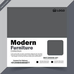 furniture social media post design