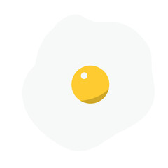 Egg in eggshell Vector isolated