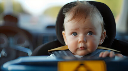 baby in car