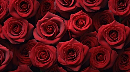 omantic red roses background