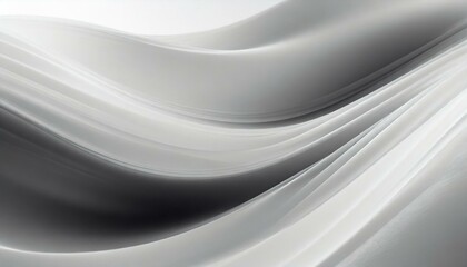 なめらかな波模様の背景イメージ　グレー