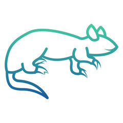 Rat Gradient Linear Style