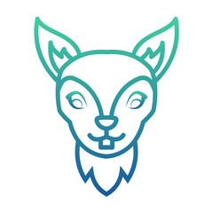Squirrel Gradient Linear Style
