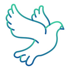 Dove Gradient Linear Style