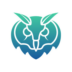 Owl Flat Gradient Style