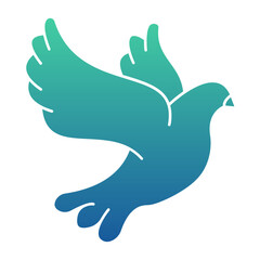 Dove Flat Gradient Style