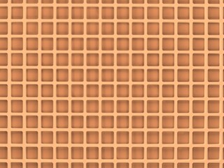 wafer texture 3D render light brown
