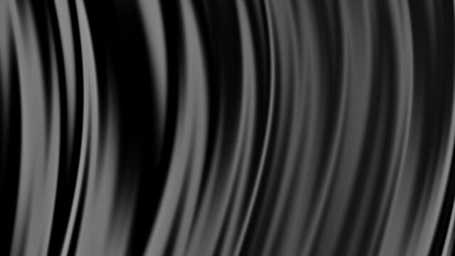 Abstract animated black and white background with textile wave structure, concept, ideas, 4k	