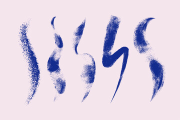 Craft label brush stroke backgrounds