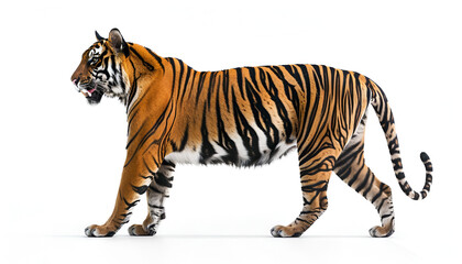 Obraz premium tiger isolated on white
