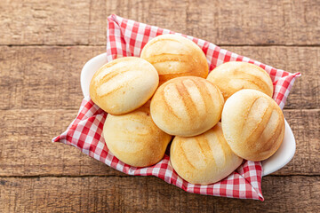 Delicious and nutritious almojábanas or pandebono, a food based on cassava flour and cheese