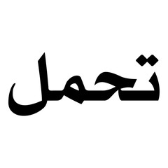 Thuml Muslim Girls Name Naskh Font Arabic Calligraphy