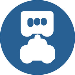 ミニ標識のカラー単品イラスト　許可車両専用（組み合わせ）